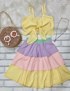 Conjunto Color Block Candy Colors