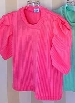 Blusa Manga Bufante Candy Colors Tal Mãe Tal Filha - comprar online