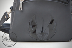 Minibag Jedi negra opaca - comprar online