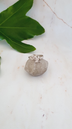 Anillo rana ranita plata