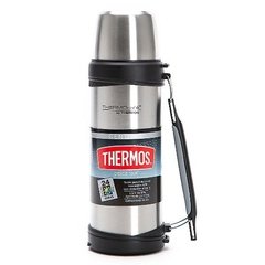 Termo Thermos Acero Inoxidable 1 Litro Tapa A Rosca Manija - Cooking Store