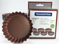 Set Mini Tarteras Tramontina 6 Piezas Vermont Antiadherente