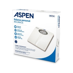 Balanza Mecanica Aspen Br 9706 Blanca Hasta 120 Kg