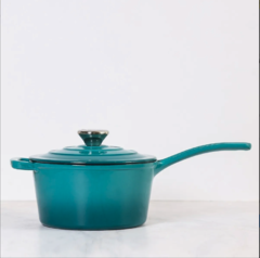 Cacerola Olla Con Mango 18cm Feuer Hierro Fundido Enlozado - comprar online