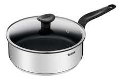 Cacerola Tefal Primary 24cm Con Antiadherente Tapa Vidrio