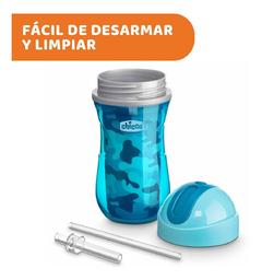 Imagen de Vaso Deportivo Chicco Antiderrames Térmico Sorbete 14m+