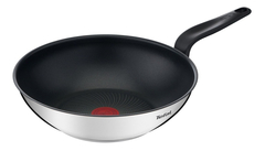 Wok 28 Cm Tefal Primary Con Antiadherente Acero Inoxidable