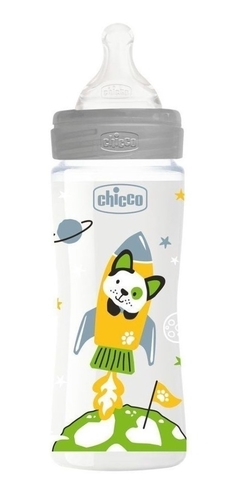Mamadera Chicco Well Being Colors 330ml Antic_lico 4+meses - comprar online