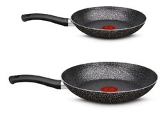 Set Sartenes 24cm Y 30cm Stone Effect Tefal Antiadherente