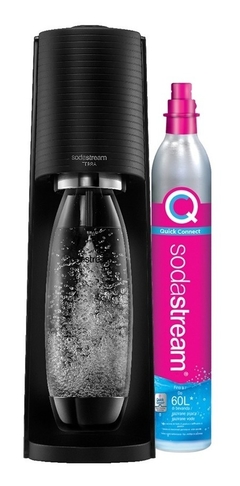 Sodastream Terra Maquina Para Soda + Botella + Garrafa Co2 - tienda online