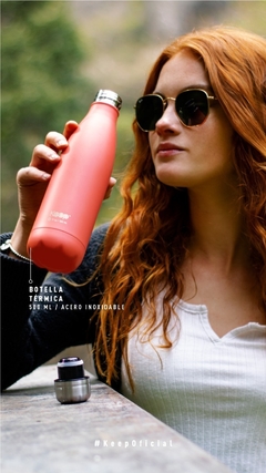 Botella Termica Keep Acero Inoxidable 500ml - tienda online