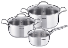 Bateria De Cocina Set 6 Piezas Tefal Intuition Induccion