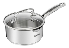 Cacerola 16cm Tefal Con Tapa De Vidrio Duetto Apta Inducción