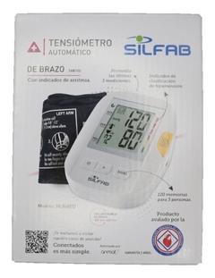 Tensimetro Digital Autom_tico De Brazo Silfab Tab100 - comprar online