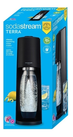 Sodastream Terra Maquina Para Soda + Botella + Garrafa Co2 - comprar online