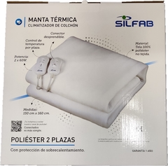 Manta Térmica Climatizador 2 Plazas 3 Niveles Silfab Mtd 100 - comprar online