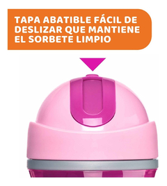 Vaso Deportivo Chicco Antiderrames Térmico Sorbete 14m+ en internet