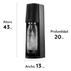 Máquina Para Hacer Soda Terra Megapack Con Botella Y Cilindro Extra - tienda online