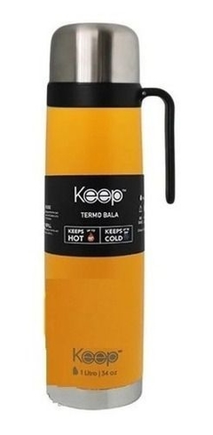 Termo Acero Inoxidable Keep 1 Litro Con Asa Y Pico Cebador - Cooking Store