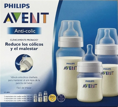 Set Mamaderas Avent Anticolic Avent +0 125 260 330 Ml