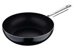 Wok 28 Cm Pixel Pro Con Antiadherente Mango Acero Inoxidable