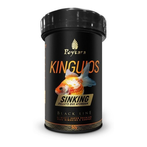 Ração Poytara Black Line Kinguio Sinking 50g