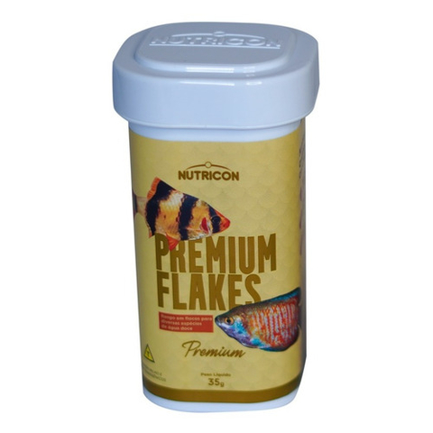 Ração Nutricon Premium Flakes 35g
