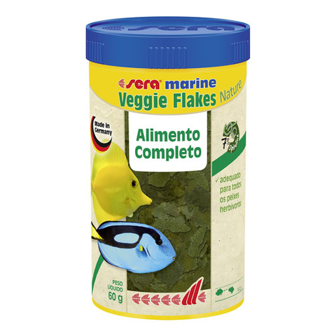Ração Sera Marine Veggie Flakes Nature 60g