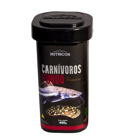 Ração Nutricon Carnívoros de Fundo 450g