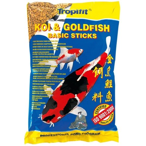 Ração Tropical Koy Goldifish Basic Sticks 90g