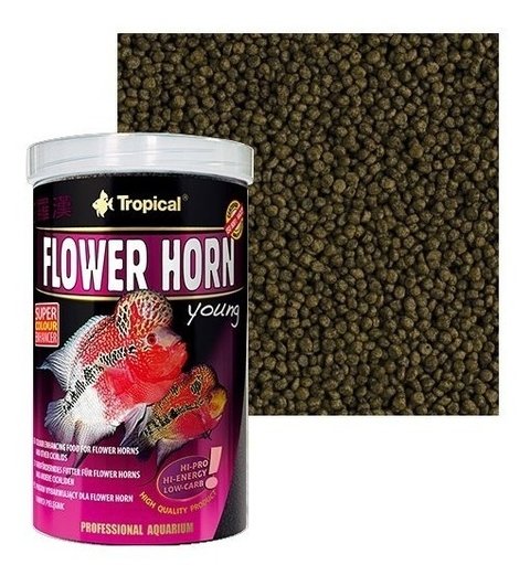 Ração Tropical Flower Horn Young Pellet 95g