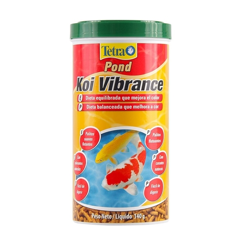 Ração Tetra Pond Koi Vibrance 140g