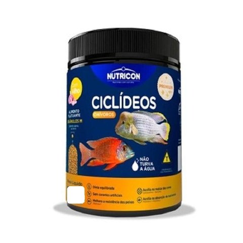 Ração Nutricon Ciclideos Onivoros c/ Alho P - 50g