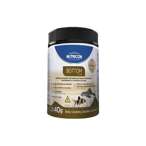 Ração Nutricon Bottom Fish 40g