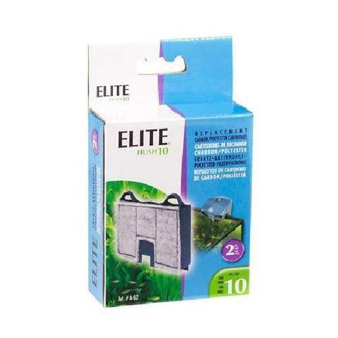 Refil Filtro Externo Elite Hush 10 Com 02 Unidades