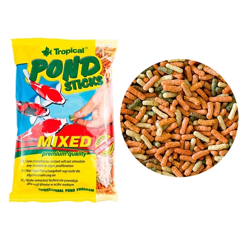 Ração Tropical Pond Sticks Mixed 90g