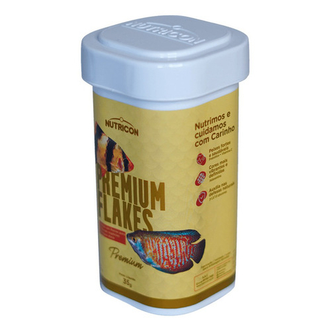 Ração Nutricon Premium Flakes 35g