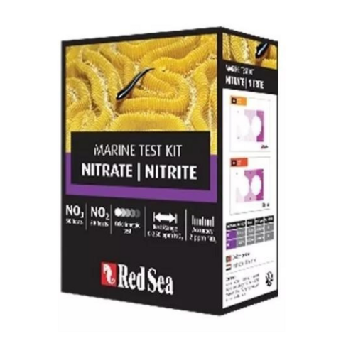 Teste Red Sea Marine Test Kit Nitrite/Nitrate ( NO2/NO3 ) - 50/50 testes