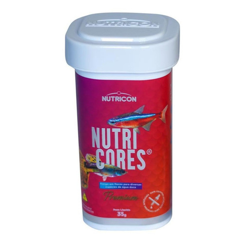 Ração Nutricon Nutricores Flakes 35g