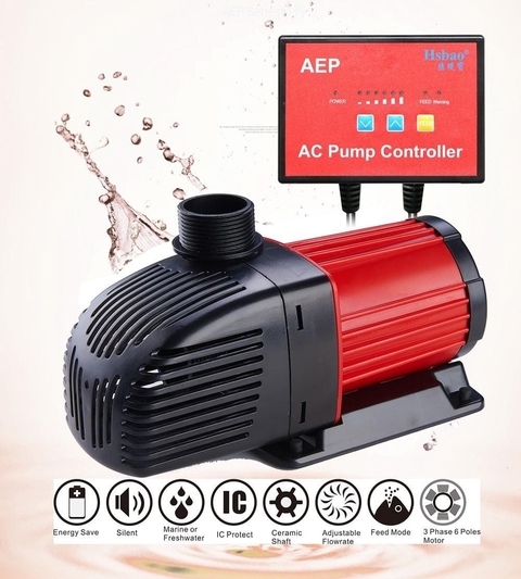 Bomba Submersa AEP-9000 - 9000 L/H - 70w - 127V - Hsbao