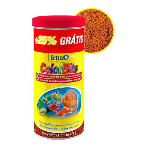 Ração Tetra ColorBits Granules 375g