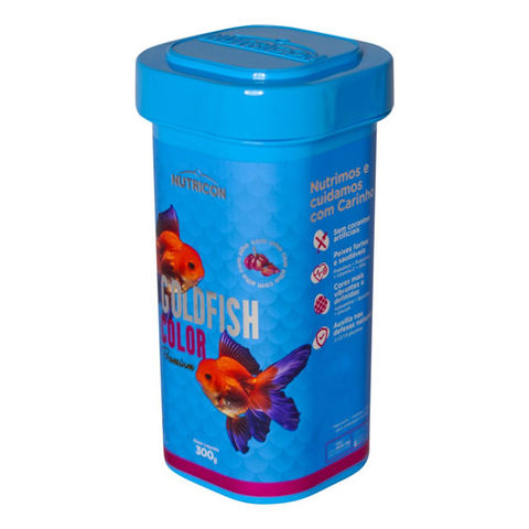 Ração Nutricon Goldfish Color c/ Alho 300g