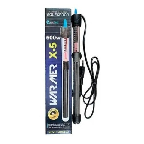 Aquecedor ComTermostato Ocean Tech X-5 - 500w - 127V