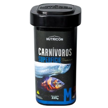 Ração Nutricon Carnívoros de Superfície Premium M 225g