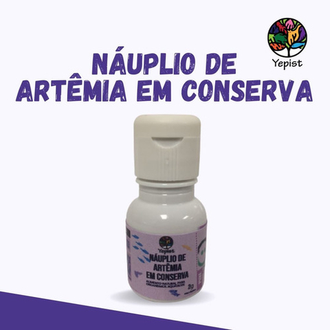 Alimento para Peixes Yepist Slin Nauplio de Artemia em Conserva 2g