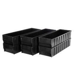 Kit 6 unidades Multibox RK5016 50x16x10 cm con 12 divisores