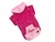 Agasalho em fleece estrelinhas rosa com nome do pet