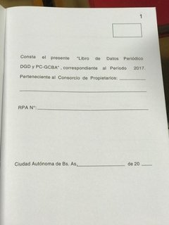 Libro De Datos 36 Páginas Rubricado - comprar online