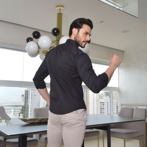 Kit 2 Camisa Office Social Slim M. Longa - Conquest - loja online