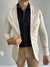 Blazer Slim Fit Areia - Zip Off - Kamarim Patos